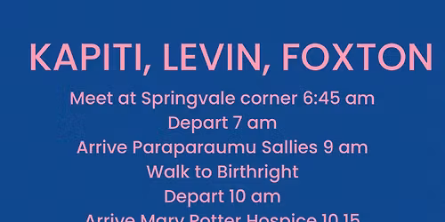 Op shop hop Kapiti, Levin and Foxton