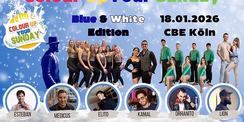 Colour Up Your Sunday - Blue & White Edition