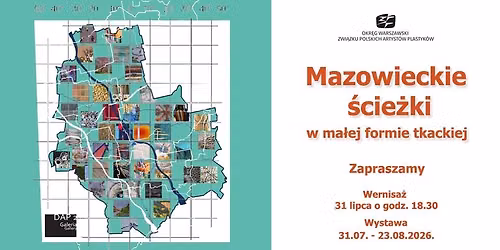 "Mazowieckie \u015bcie\u017cki" w ma\u0142ej formie tkackiej