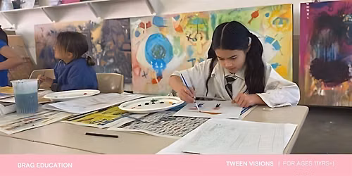 After School Art Classes | Tween Visions Term 3 2026 (11+ yrs)