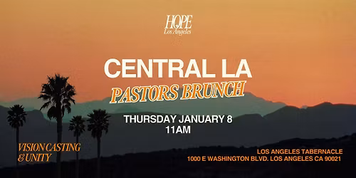 Hope LA Central LA Pastors & Leaders Breakfast