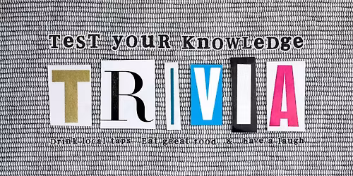 Thursday Trivia with TREMENDOUS TRIVIA