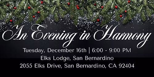 An Evening in Harmony benefiting Symphonie Jeunesse