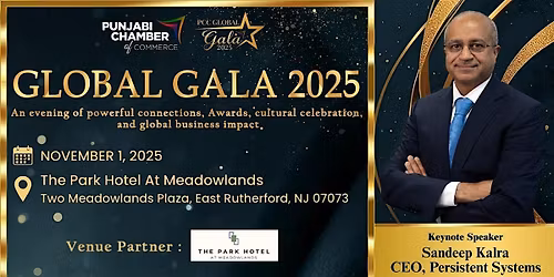 Punjabi Chamber of Commerce (PCC) GLOBAL GALA 2025