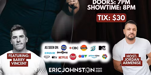 The Eric Johnston \u201cUnforgettaBULL\u201d Comedy Tour LIVE in Caledonia