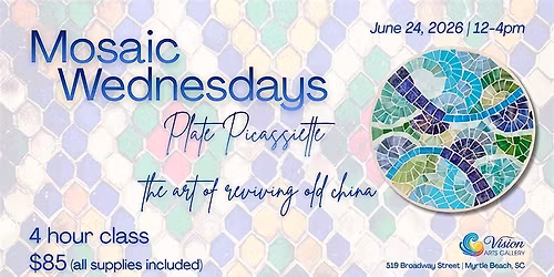 Mosaic Wednesdays: Plate Picassiette \u2014 The Art of Reviving Old China