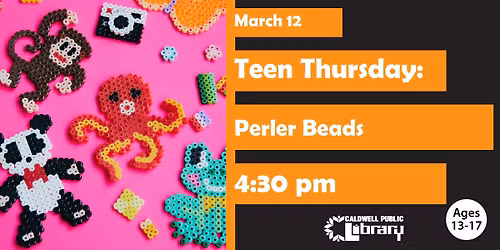 Teen Thursday: Perler Beads