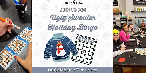 Ugly Sweater Holiday Bingo
