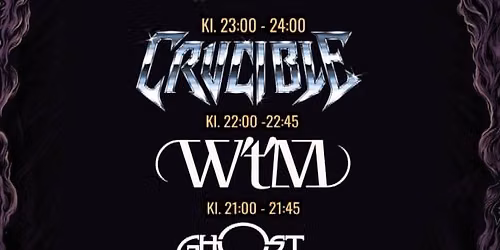 Metal Mekka - Crucible, W't'M, Ghost avenue & Shred