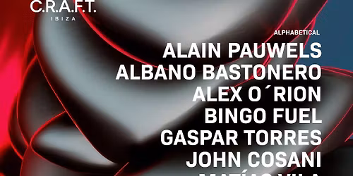 C.R.A.F.T. Ibiza at ADE | Amsterdam Edition