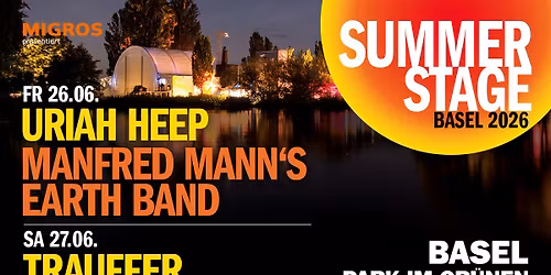 Summerstage 2026 - Manfred Mann's Earth Band \/ Uriah Heep