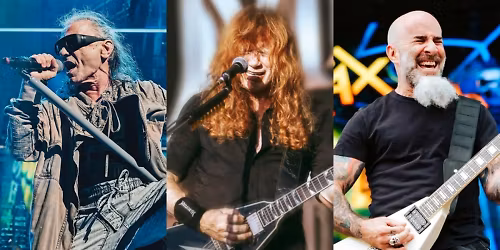 Iron Maiden with Megadeth and Anthrax