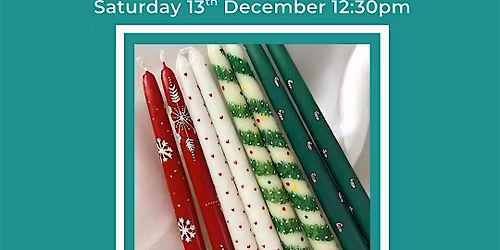 Christmas Painted Candle Workshop