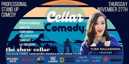 Cellar Comedy featuring Yumi Nagashima