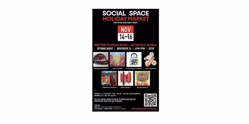 SOCIAL SPACE | Holiday Art Market Pop-Up  at MRKT Box - Strathcona Market