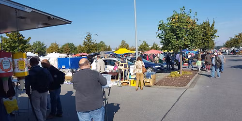Flohmarkt in der Innenstadt von Altdorf