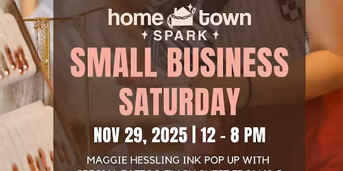 MH Ink Fine Line Tattoos at Hometown Spark - Small Business Saturday