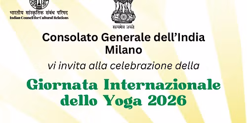 Giornata Internazionale dello Yoga 2026