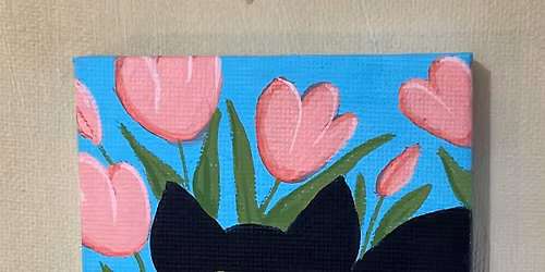 Purrs and Paint Night- Spring Edition!\ud83c\udfa8\ud83c\udf3a