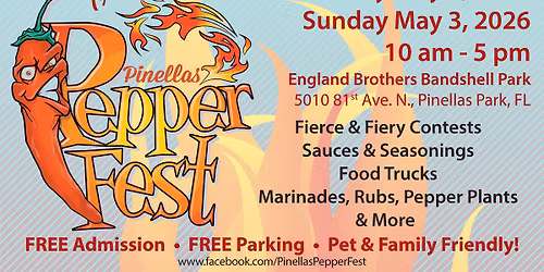 19th Annual Pinellas Pepper Fest ~ Hot & Spicy Show