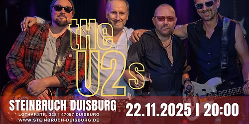 online ausverkauft \u2013 THE U2s \u2013 U2 Tribute Show