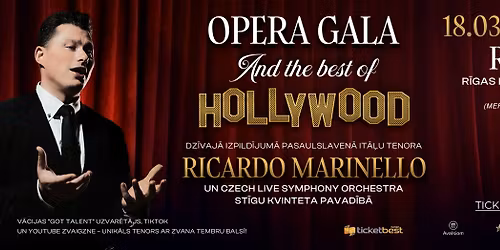 RICARDO MARINELLO \u2013 Operas gal\u0101 un Holivudas lab\u0101k\u0101s melodijas