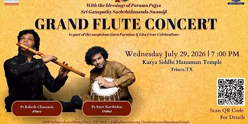 Grand Flute Concert by Pt. Rakesh Chaurasia