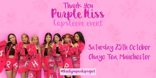 thank you purple kiss; manchester