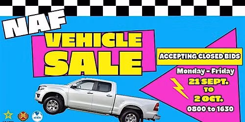 Presidio of Monterey NAF Vehicle Sale