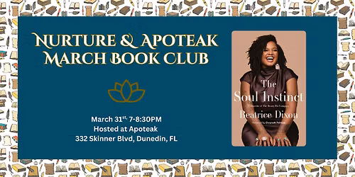 Book Club at Apoteak: The Soul Instinct by Beatrice Dixon (Free)