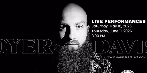 Dyer Davis Live at Main Street Station