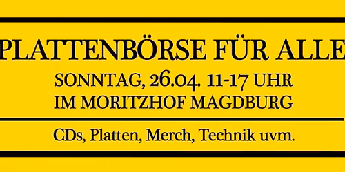 CD & Schallplattenb\u00f6rse in Magdeburg 