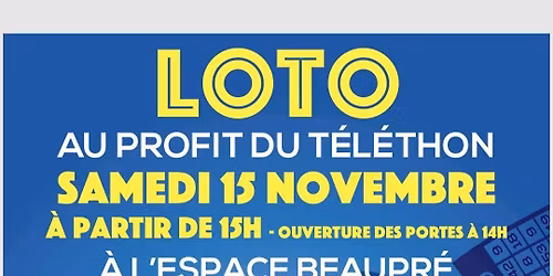 LOTO en faveur du T\u00e9l\u00e9thon
