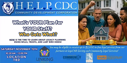 Heirs' Property & Estate Planning Information Session
