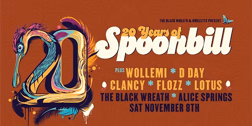 SPOONBILL \u2013 20 YEAR CELEBRATION