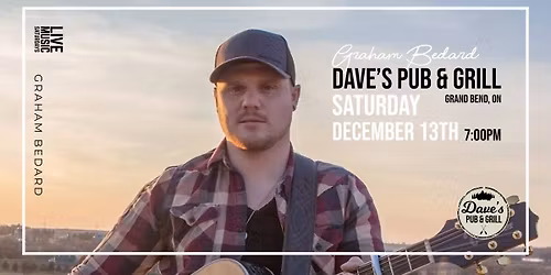 Live Music Saturdays: Graham Bedard