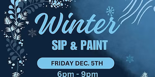 Winter Sip & Paint @ The Sauce House