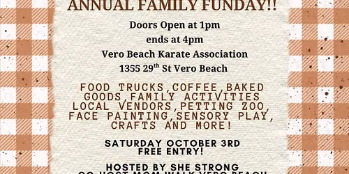 Vero Beach Moms Annual Family Funday!! 