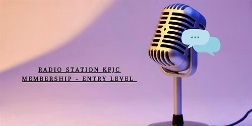 Radio Station KFJC Membership - Entry Level - Fall 2026
