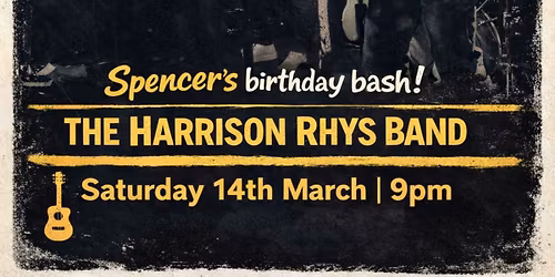 Harrison Rhys Band live at The Mother Shipton Saturday 14th March 9pm \ud83c\udfb6\ud83c\udf7b