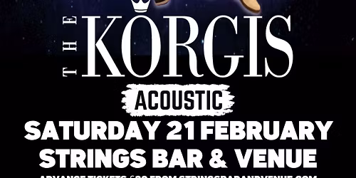The Korgis (Acoustic) Live at Strings Bar & Venue