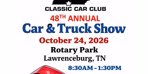 Lawrence County Classic Car Club Car Show