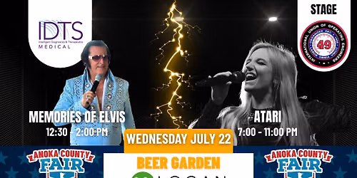 Memories of Elvis & Atari in the Beer Garden at The Anoka County Fair