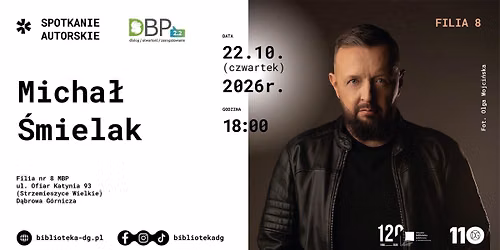 Spotkanie autorskie z Micha\u0142em \u015amielakiem