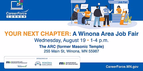 YOUR NEXT CHAPTER: A Winona Area Job Fair