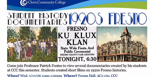 Student Documentaries: 1920s Fresno 
