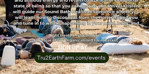 Sunset Sound Bath Experience at the Farm