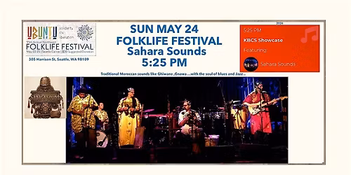 Folklife Festival 2026 & KBCS Presents Sahara Sounds