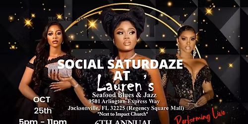 Social Saturdaze All Black Affair Day Party