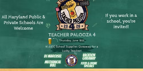 Teacher Palooza 4